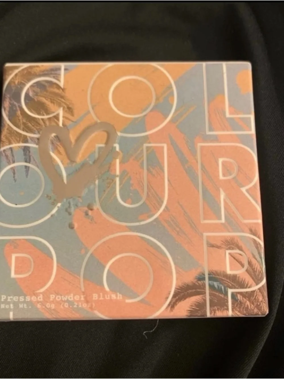 New ColourPop Peach Pressed Powder Blush Compact